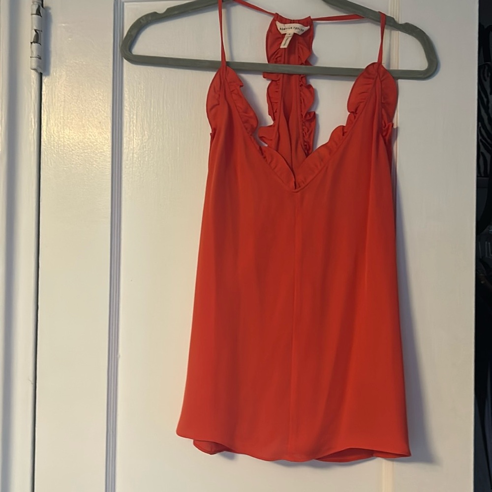 Rebecca Taylor Silk Racerback Tank Blouse Size 6